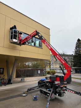 Raupenarbeitsbühne - Mietgebühr