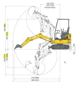 Preview: Minibagger Komatsu 1,9t - Mietgebühr