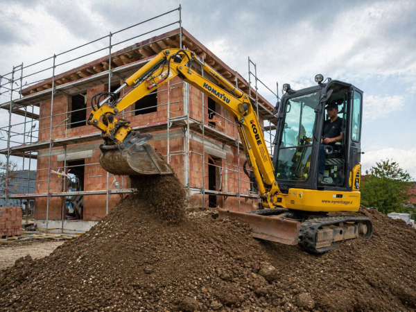 Minibagger Komatsu 1,9t - Mietgebühr