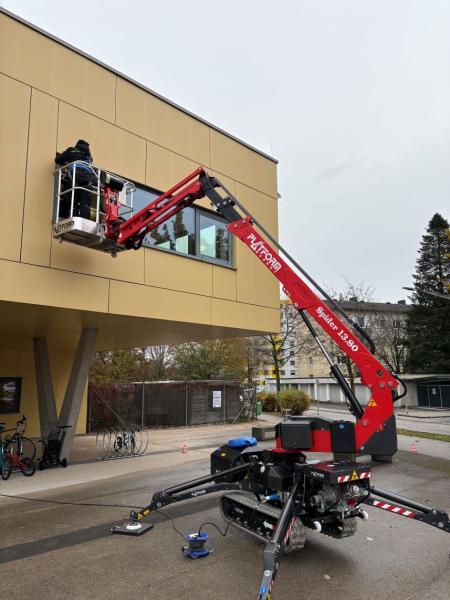 Raupenarbeitsbühne - Mietgebühr